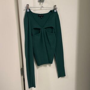 Kendall & Kylie Teal Knit Top